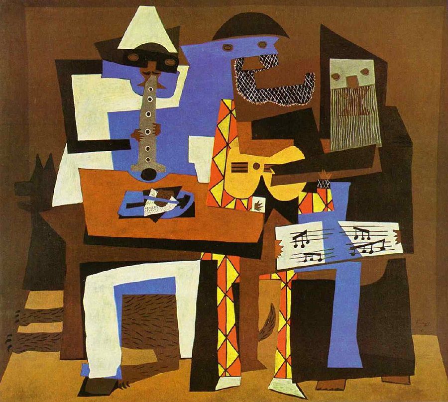 Picasso's Three Musicians